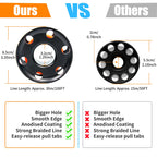 100Ft Scuba Diving Reel, Aluminum Alloy Large Scuba Spool Finger Reel With Double-Ended Bolt Snap Clip For Underwater Scuba Divi