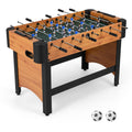 Goplus Foosball Table, 47  Competition Full Size Soccer Game Table with 22 Players, 2 Balls, Home Arcade Football Table Set for 