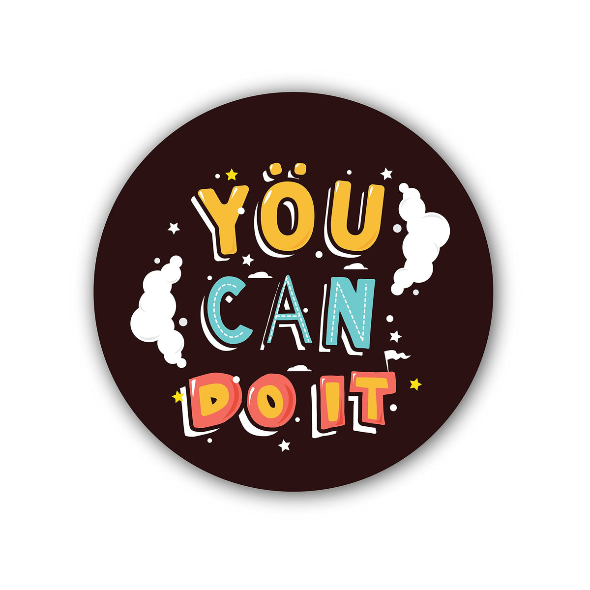 VVWV You Can Do It Motivational Quotes Fridge Magnets Refrigerator Home Kitchen Dcor Kids Girls Boys Gift Items Wooden Fridge Ma