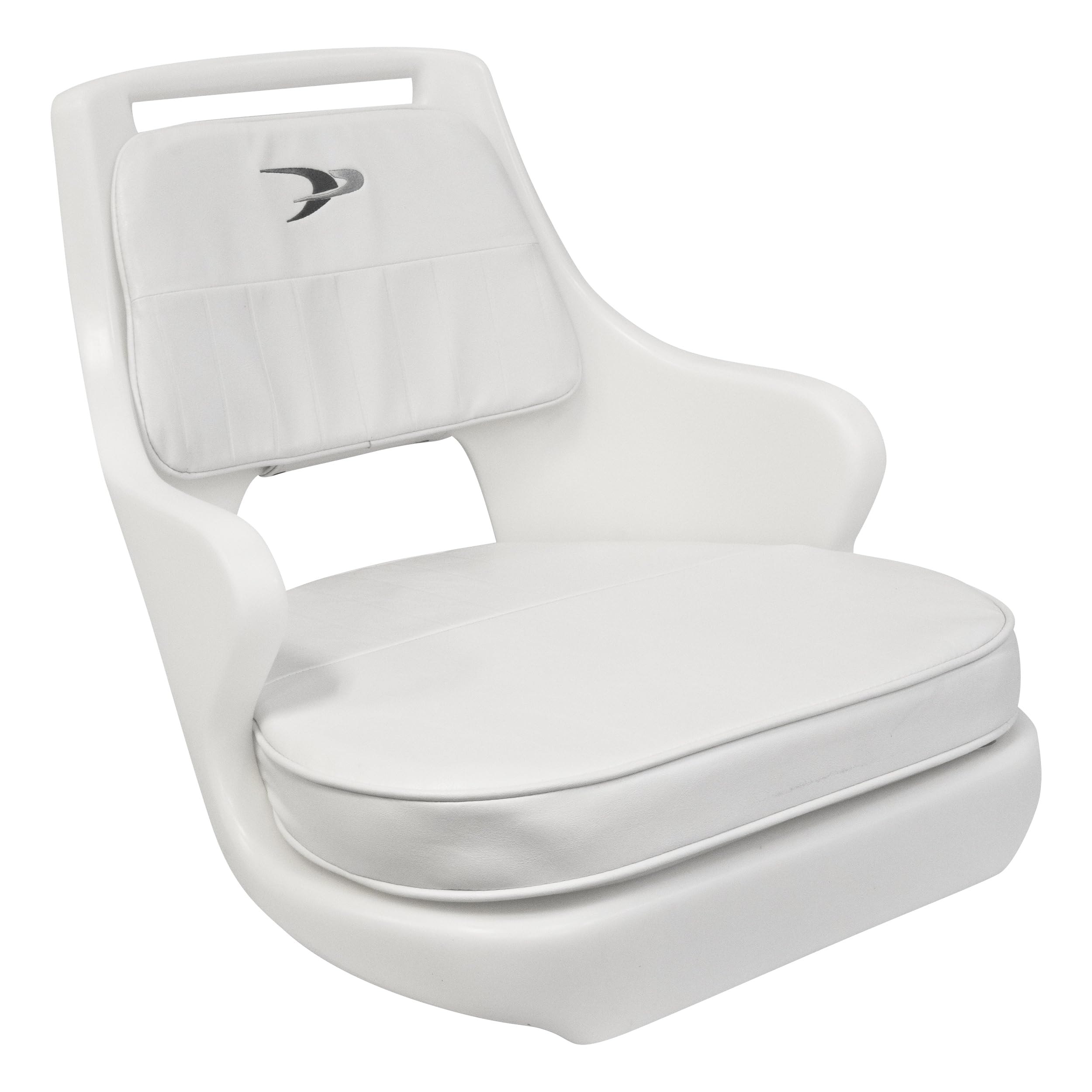 Wise 8Wd015-3-710 Standard Compact Pilot Chair With Cushions And Mounting Plate, White