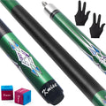 Kmise Pool Stick Set of 5, 58 18oz Pool Cue Stick, Canadian Maple Billiard Pool Cue Stick, Professional Pool Cue for Bar House P