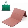 Wiselife Foldable Travel Yoga Mat For Women & Men  Lightweight Portable Exercise Mat, NonSlip Surface, Compact Folding Design