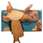 Tahoe Tack 34'' X 36'' Kaye Arrow Solid New Zealand Wool Western Saddle Blanket Pad