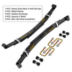 Roykaw Rear Heavy Duty Leaf Spring Kit For Ezgo Txt 1994-Up Golf Cart - 4 Leaf
