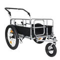 Lightweight Bicycle Trailer, Foldable Bike Cargo Trailer with Universal Hitch, 3-in-1 Portable Bicycle Trailers Folding, for Cam