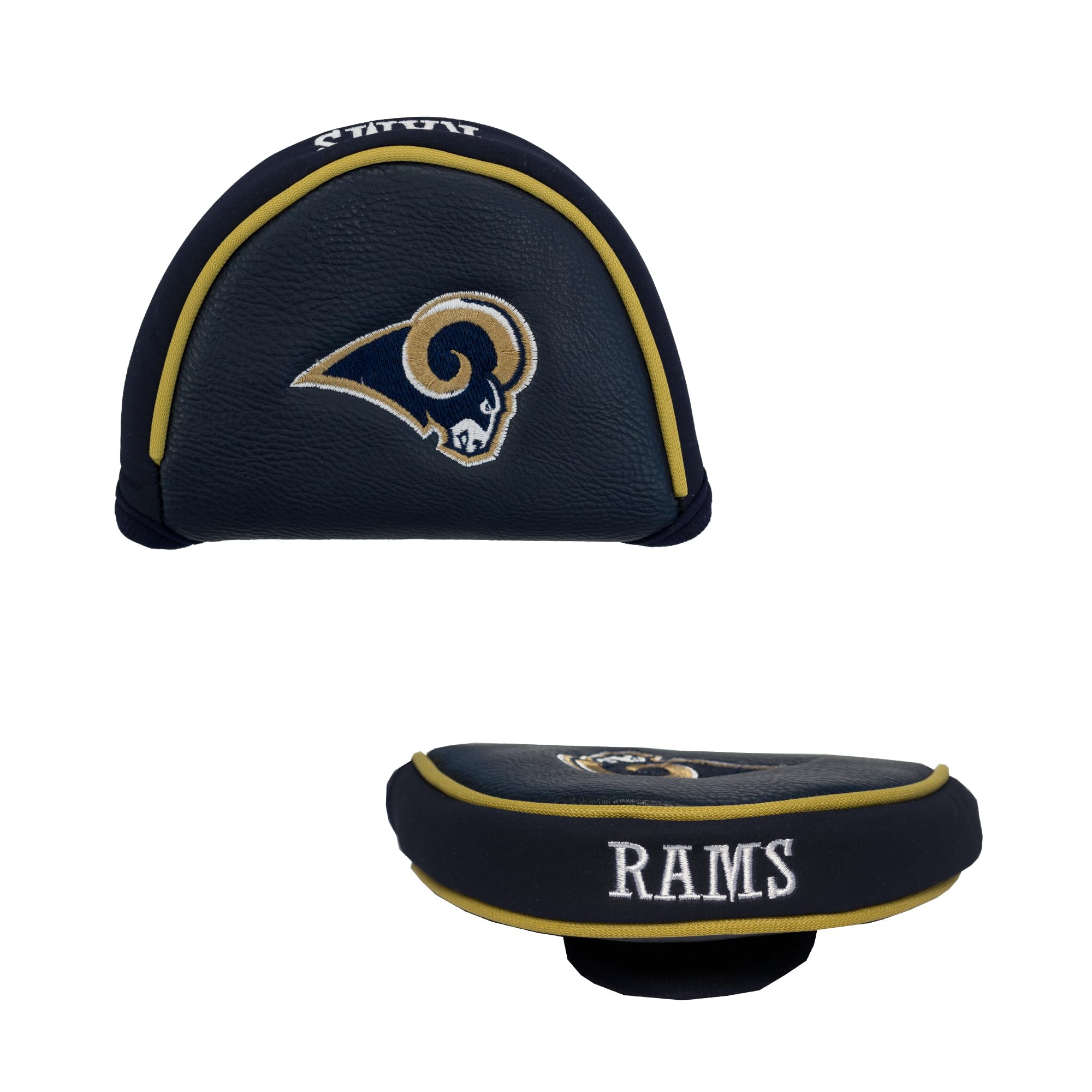 Team Golf Nfl Los Angeles Rams Golf Mallet Putter Cover Golf Club Mallet Putter Headcover, Fits Most Mallet Putters, Scotty Came