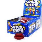Wack-O-Wax Wax Lips 24-Count Box, Cherry Flavor