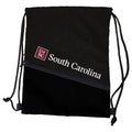 Logo Brands NCAA South Carolina Gamecocks Tilt Backsack - Lightweight Drawstring Bag with Zippered Mesh Pocket For Essentials & 