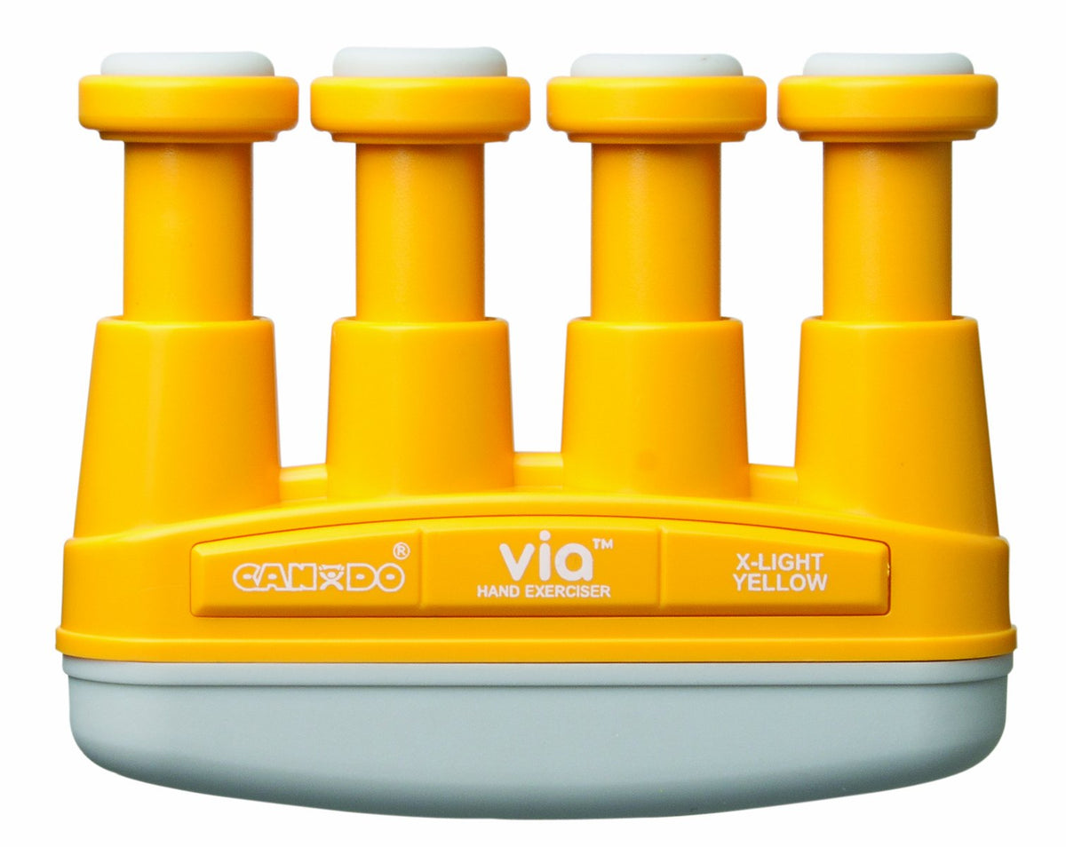Cando 100735 Yellow Via Hand Exerciser, 1 Lbs Resistance