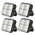 Portable Camping Light,4 Pack Type-C Rechargeable Magnetic Compact Light with Foldable Stand, 2-in-1 Hands-Free Camping Lanterns