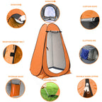 Anngrowy Pop Up Privacy Tent Shower Tent Portable Outdoor Camping Bathroom Toilet Tent Changing Dressing Room Privacy Shelters R