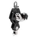 Lewmar 50Mm Synchro Block Fiddle Becket Cam, 990 Lb Working Load Limit, Accommodates 1/4'' - 3/8 Lines, High-Density Free-Spin B