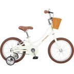 Retrospec Beaumont Mini 16in Kids Bike with Training Wheels & Basket - Beginner Bicycle for 4-6 Year Olds, Low-Profile Frame, V-
