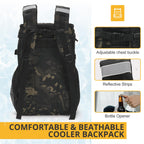 Tactical Backpack Cooler,Soft Lightweight Leakproof Cooler Backpack,Insulated Cooler Bag,Portable Soft Cooler Bag Waterproof For