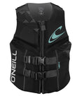 O'Neill Wetsuits Women'S Reactor Uscg Life Vest, Black/Black/Black