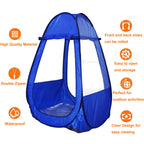 Sports Shelter Weather Tent Single Person Portable Pop Up Tent Pods Outdoor Rainproof & Windproof Double Doors For Watching Spor