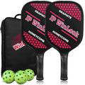 Jp Winlook Pickleball Paddles Set With Graphite Face, Lightweight, Starter To Professional, Indoor/Outdoor, Men & Women, Usapa A