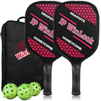 Jp Winlook Pickleball Paddles Set With Graphite Face, Lightweight, Starter To Professional, Indoor/Outdoor, Men & Women, Usapa A