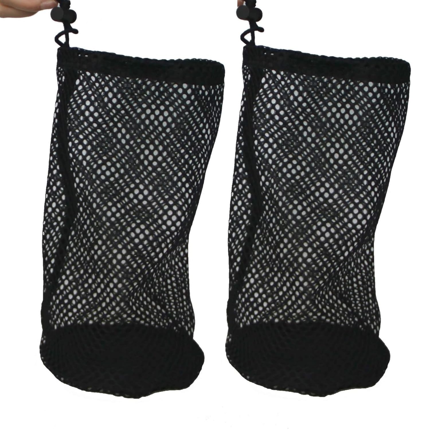 Aolowewin 2Pcs Golf Ball & Toy Storage Mesh Bag, Golf Ball Bag Sack, Golf Mesh Bag, Multi-Purpose Net Pouch, Fit For Table Tenni
