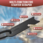 Bbto 20 Pieces Striker Scraper Ferrocerium Steel Rod Striker Flint For Survival Drilled Camping Hiking