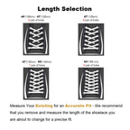 Handshop Wide Flat Athletic Shoelaces 516(2 Pair) - Shoe Laces For Sneakers And Casual Shoes Replacements Black 40 Inch (100Cm)
