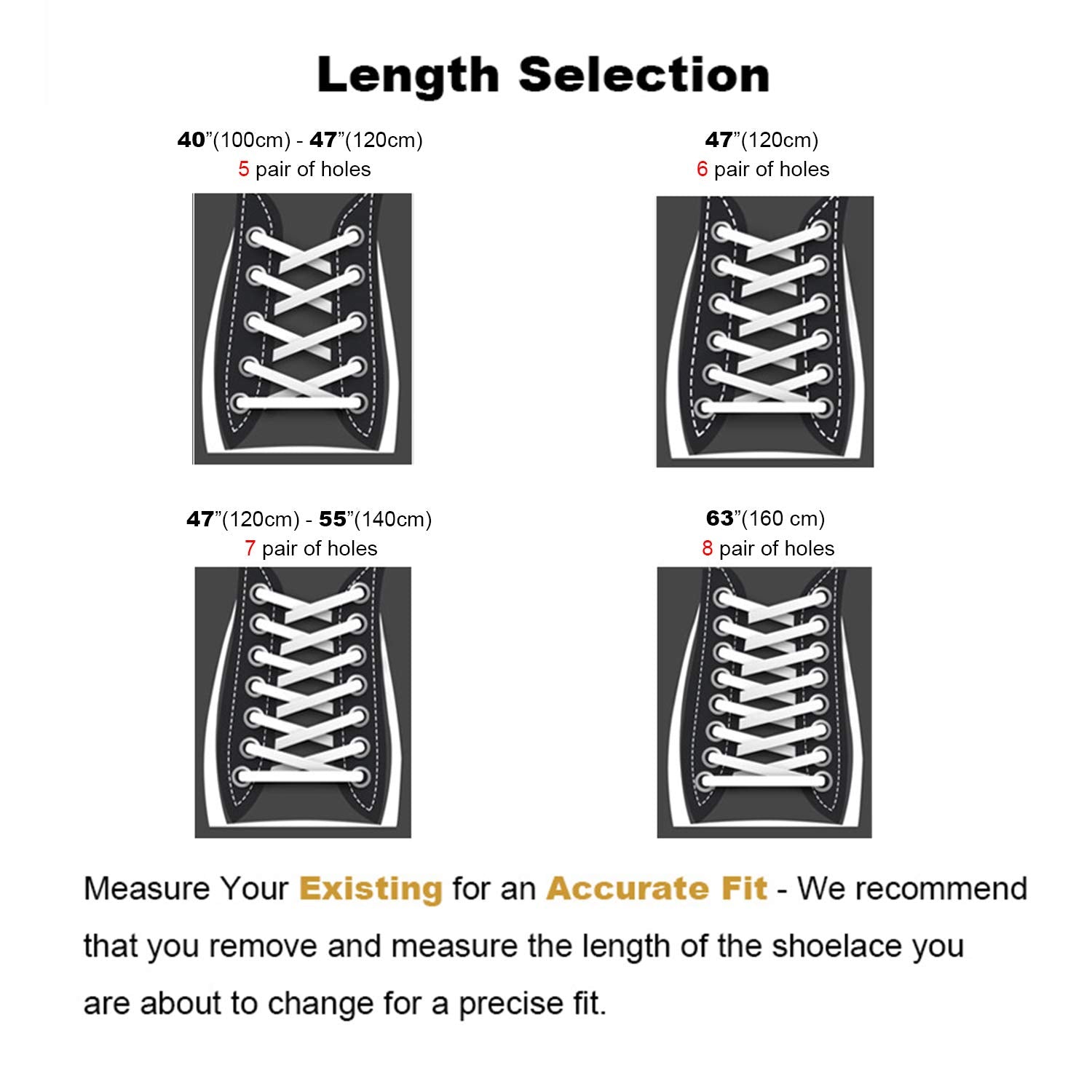 Handshop Wide Flat Athletic Shoelaces 516(2 Pair) - Shoe Laces For Sneakers And Casual Shoes Replacements Black 40 Inch (100Cm)