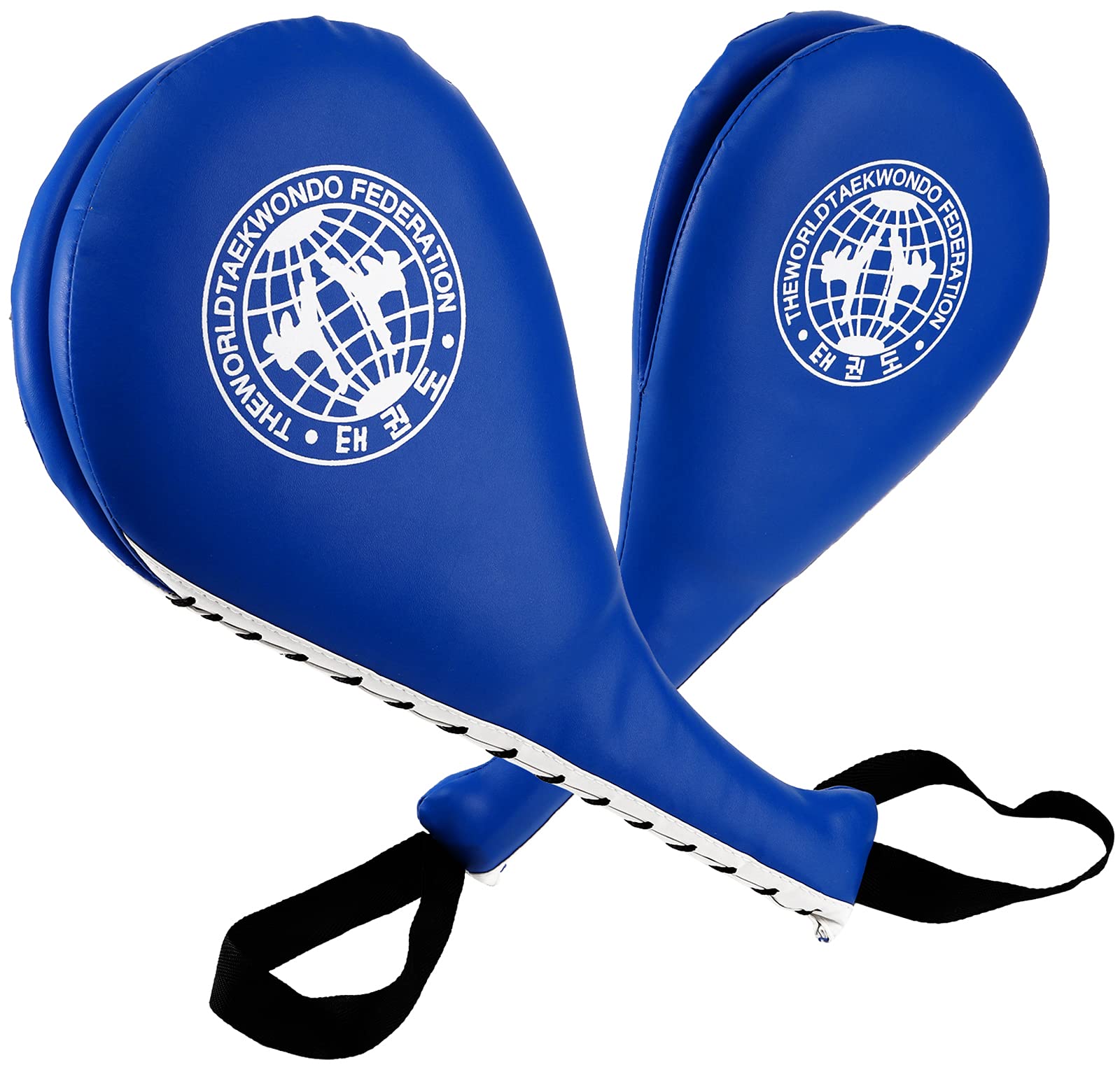 Nicunom 2 Pack Taekwondo Kick Pads, Durable Striking Pad Target Tkd Karate Martial Arts Strike Targets Kickboxing Training, Blue