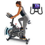 Echelon Ex-15 Smart Connect Fitness Bike, 30-Day Free Echelon Membership, Easy Storage, Small Spaces, Cushioned Seat, Solid, Sta