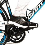Zonkie Bike Pedals With Toe Clip And Strap, Plastic Bike Pedals For Mtb And Road Bike, 9/16 Inch
