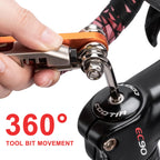 Bike Multitool - Bike Chain Tool/Torx/Hex/Screwdriver - Bicycle Multitool Kit Compact And Lightweight Repair Tools For Road And