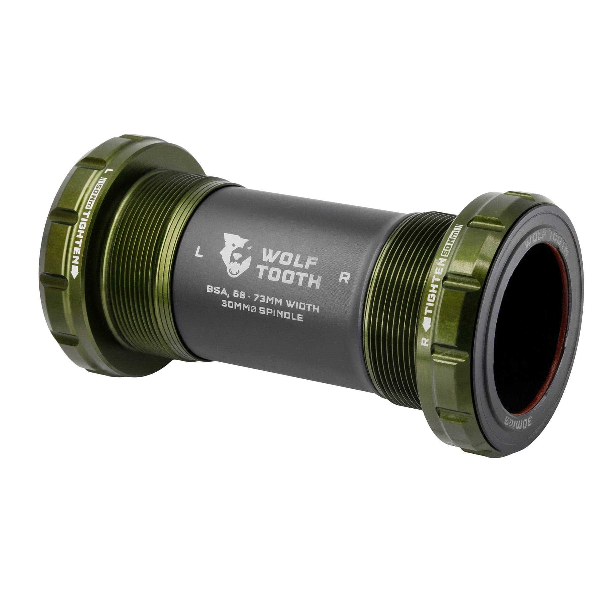 Wolf Tooth BSA Bottom Bracket 30mm Olive