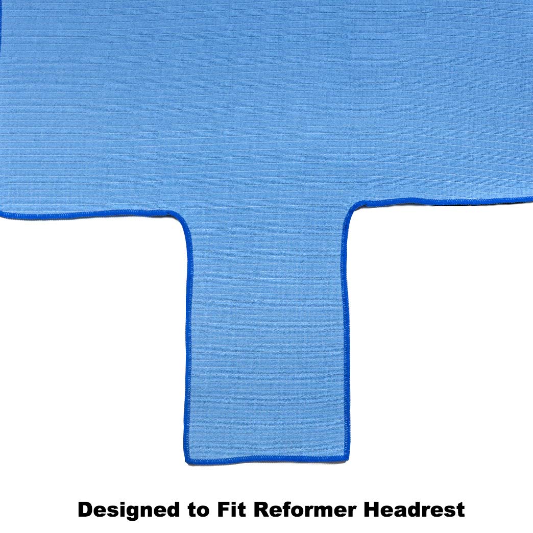 Salt & Honey Non-Slip Pilates Reformer Mat Towel (Blue)