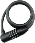 Kryptonite KryptoFlex 815 8mm Combo Cable Bicycle Lock, Black, 8mm x 152cm