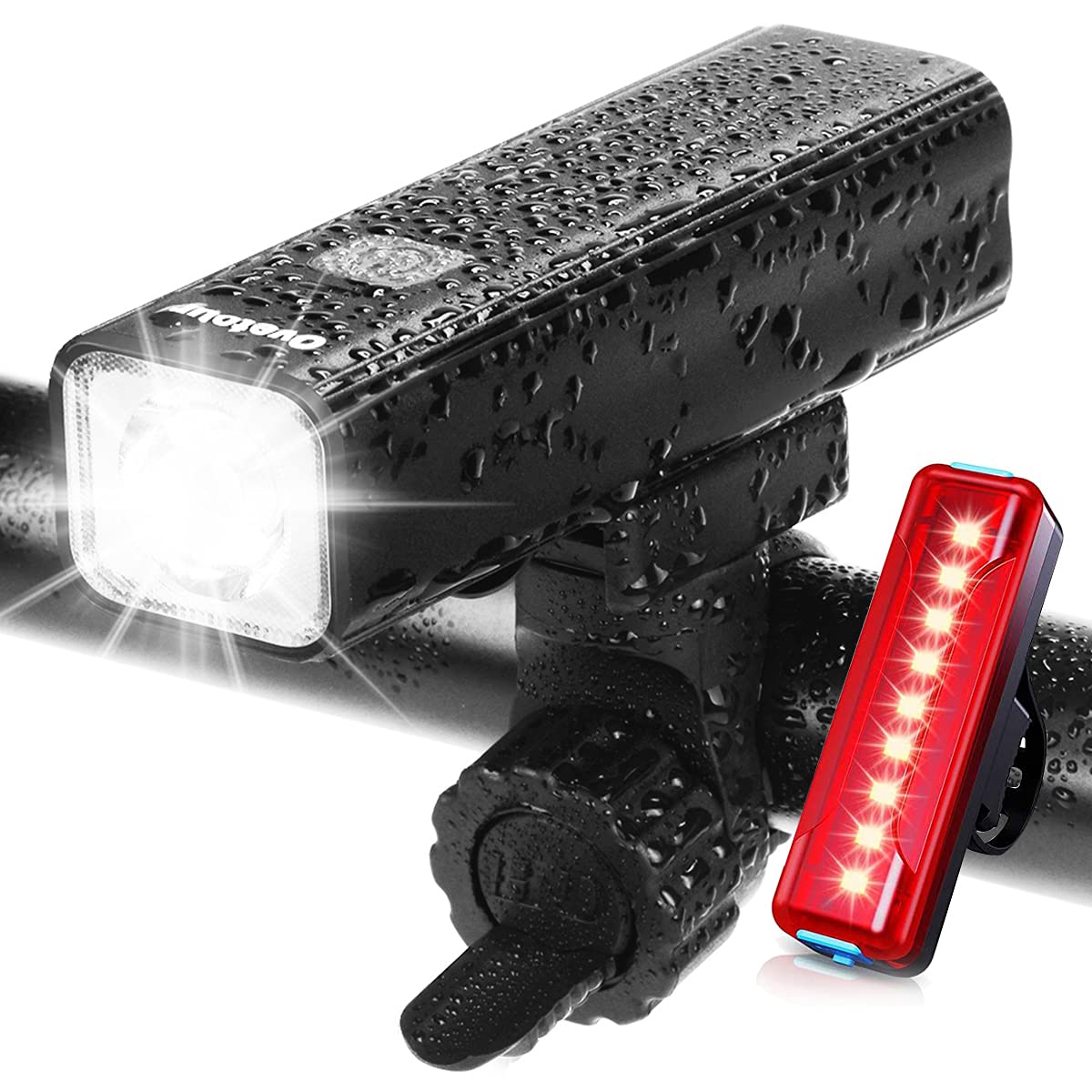 Ovetour 1000 Lumen Usb Rechargeable Bike Light,4000Mah Battery With Power Bank Function,Super Bright Bicycle Front Headlight And
