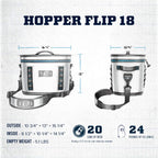 Yeti Hopper Flip 18 Portable Cooler, Navy