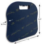 Northeast Products Therm-A-Seat Sport Cushion Stadium Seat Pad, Navy Blue 13''X14''X.75''