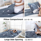 Azarxis Sleeping Bag Liner, Travel Sheet Lightweight Compact Cotton Sleep Bag Sack For Camping, Traveling, Hotels, Hostels & Bac