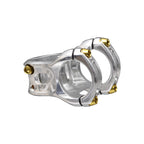 Spank X Rainier Split 35 Stem, 35Mm Silver, W/Gold Cap, 2025 Edition