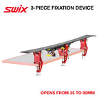 SWIX T149-50 Ski Vise With 50mm Wide Jaws | Durable Adjustable Clamps For Waxing And Tuning Alpine & Downhill Skis