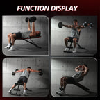 Orinar Weight Bench Press, Strength Training Adjustable Workout Benches For Full Body, Gym Benches For Incline Decline Exercise