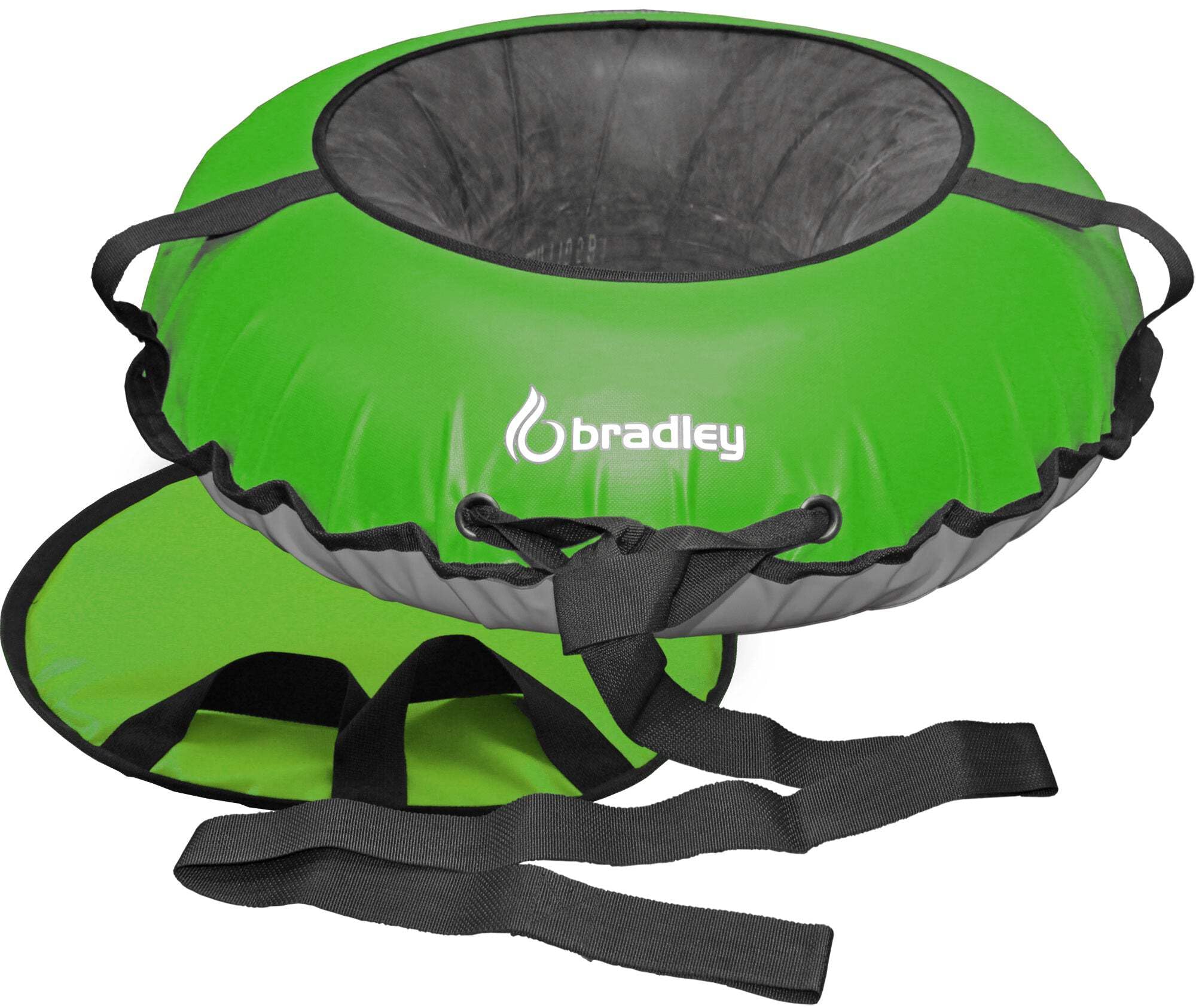 Bradley Heavy-Duty 50  Snow Tube with Reinforced Cover | Rubber Truck Tire Tube Sled for Extreme Sledding, Winter Fun, and Durab