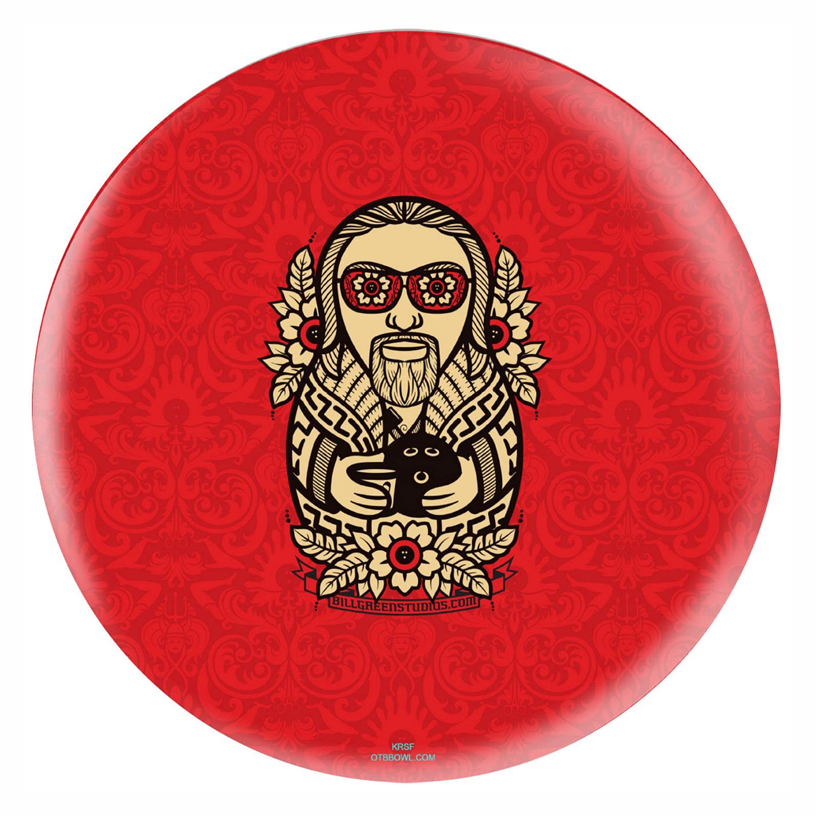 Bowlerstore Products The Big Lebowski- The Dude Bowling Ball 12Lbs