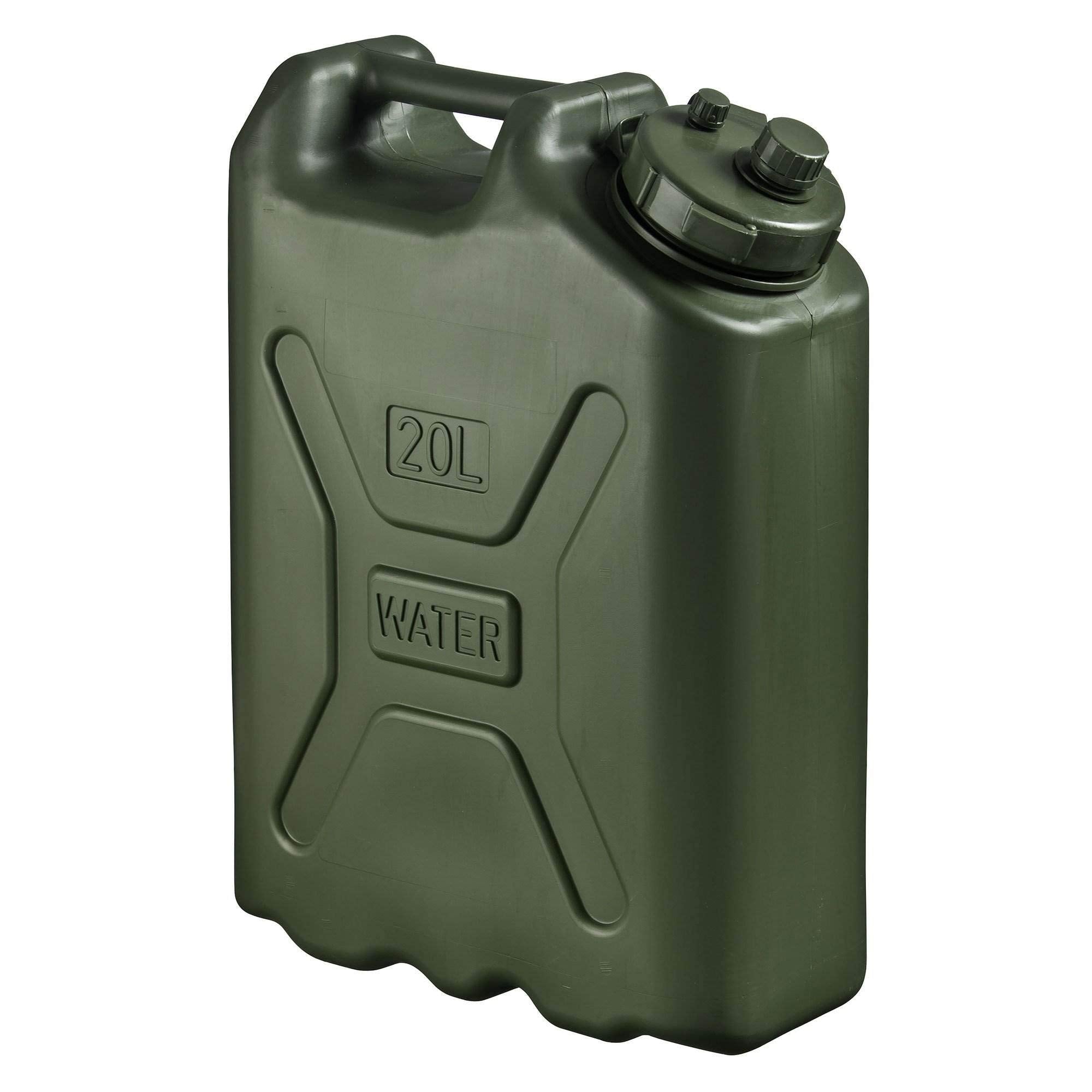 Scepter 3-Pack Portable Water Container, Military Style Storage For Camping, 5 Gallon