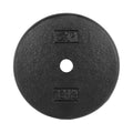 CAP Barbell Cast Iron Standard 1-Inch Weight Plates, Black, 12.5 Pounds