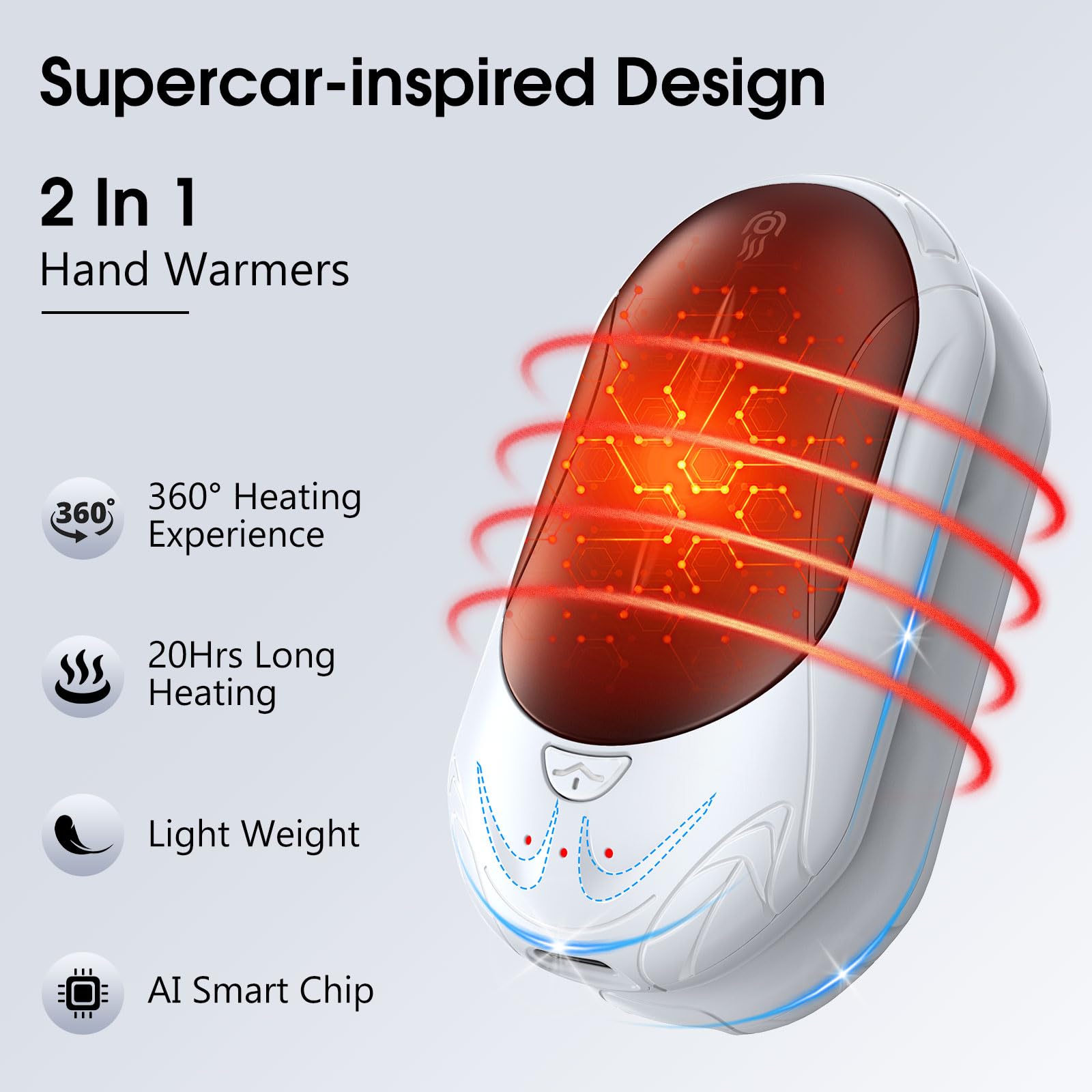 Outjut Hand Warmers Rechargeable