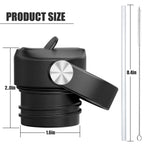 Standard Mouth Straw Lid For Hydroflask 24 21 18 Oz,Lid With Straws Fit For Hydro Flask And Other Water Bottles Sports Cap Top R