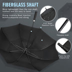 Zomake Large Golf Umbrella 54 Inch - Double Canopy Vented Golf Umbrellas For Rain Windproof Automatic Open Golf Push Cart Umbrel
