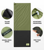 Ultralight Warm Weather Sleeping Bag - Portable, Waterproof, Compact Lightweight, Comfort With Compression Sack - Great For Outd