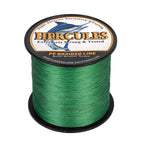 Hercules Braided Fishing Line 1500M 1640Yds 10Lbs-200Lbs Pe Superline 8 Strands (Green 15Lb/6.8Kg 0.16Mm)