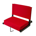 Outdoor Leisure Stadium Chairs for Bleachers with Back Support Products, ExtraLarge UltraPadded Seat for Complete Comfort, Eas